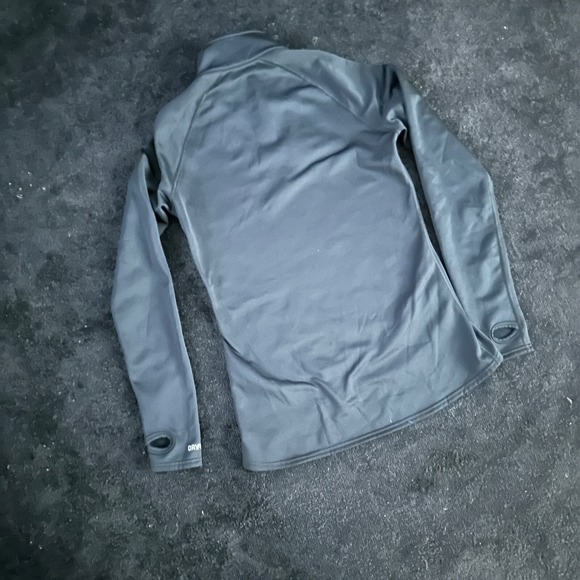 Burton Shirt Women Small WB EXPDTN 1/4 ZIP Gray Dryride Base Layer Polyester - Picture 11 of 11